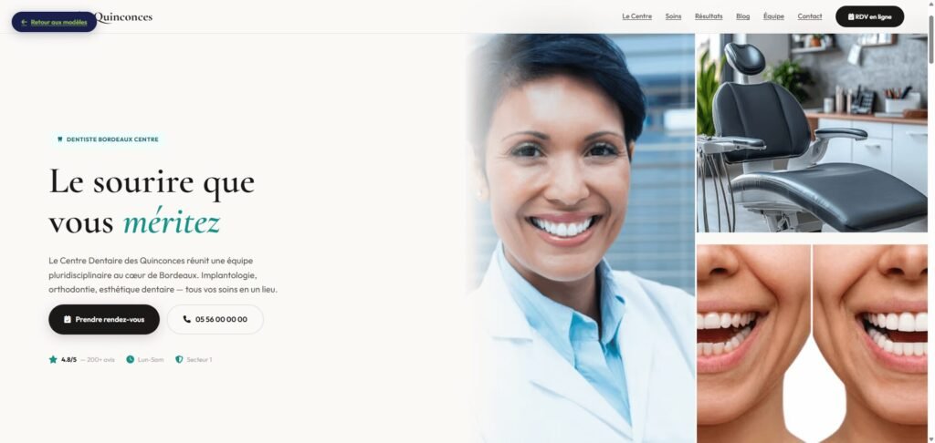 Template &Eacute;ditorial - Centre Dentaire des Quinconces