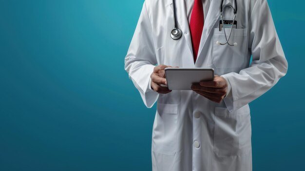 Professionnel de santé utilisant le référencement médical RankingFirst